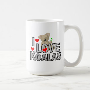 I Love Koalas Coffee Mug