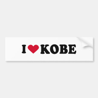 I LOVE KOBE BUMPER STICKER
