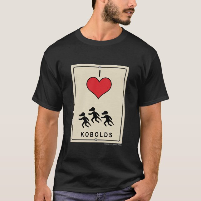 I Love Kobolds T-Shirt (Front)