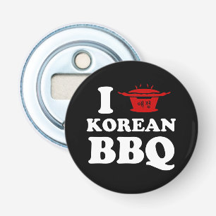 I Love Korean BBQ (고기구이) Bottle Opener