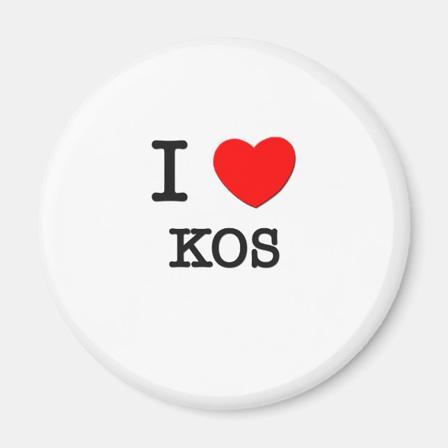 I Love Kos Magnet (Front)