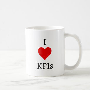 I Love KPIs Funny Office Humour Work Quote Coffee Mug