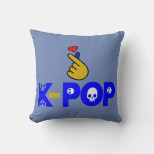 ♥I Love KPop Fabulous Soft and Wrinkle-free Throw Pillow