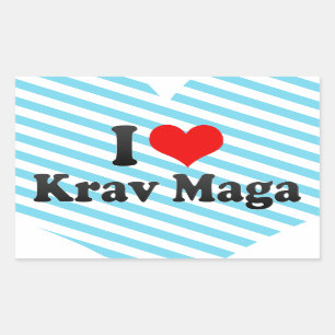 I love Krav Maga Sticker