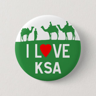 I LOVE KSA 2 INCH ROUND BUTTON