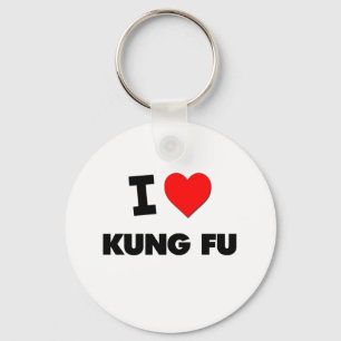 I Love Kung Fu Keychain