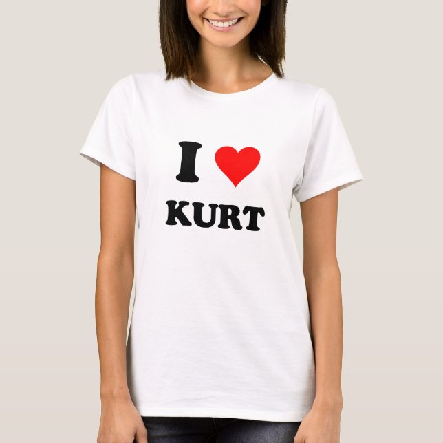 I Love Kurt T-Shirt (Front)