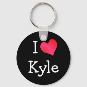 I Love Kyle Keychain