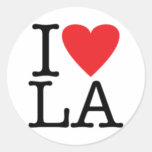 I Love LA (Los Angeles) Stickers