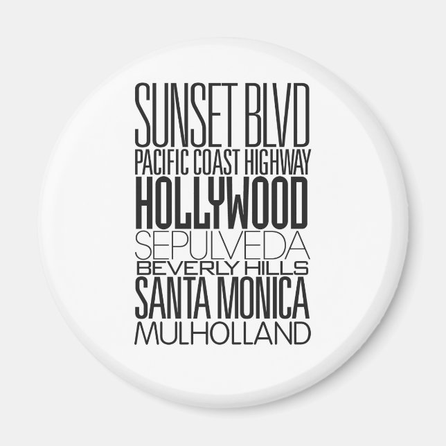 I Love LA Magnet (Front)