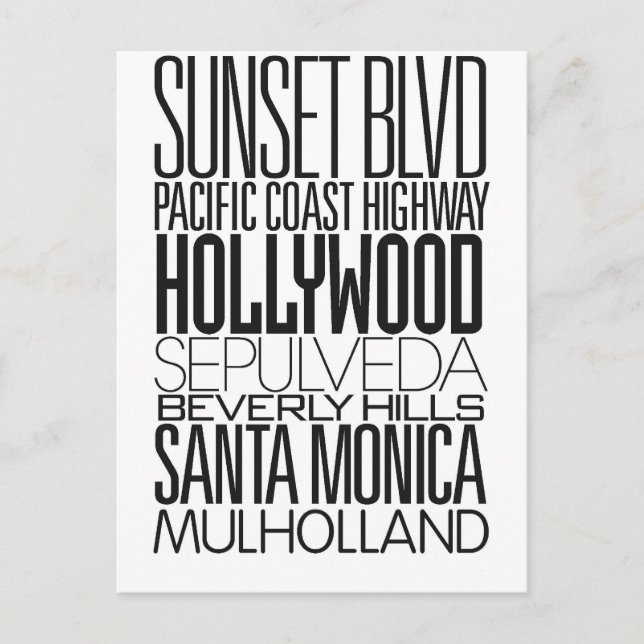 I Love LA Postcard (Front)