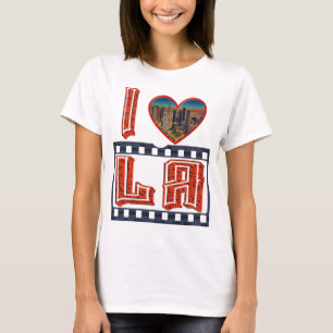 I Love LA Shirt, California, City Photo, 3D Heart T-Shirt