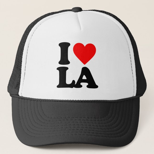 I LOVE LA TRUCKER HAT (Front)