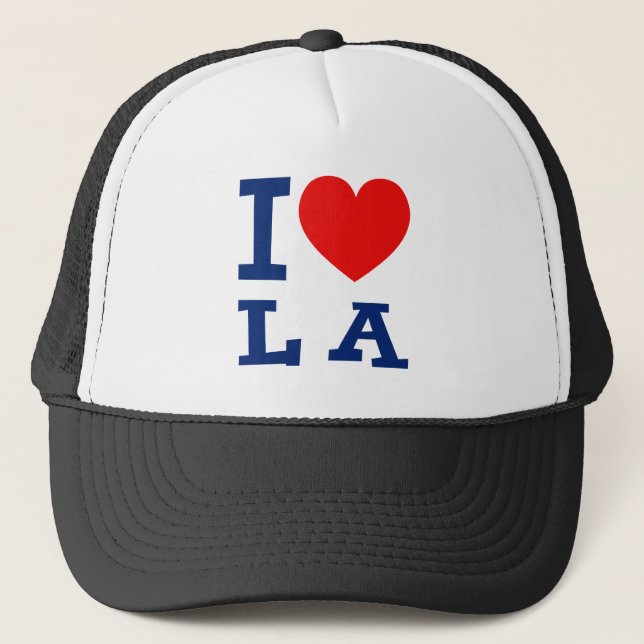 I love LA Trucker Hat (Front)
