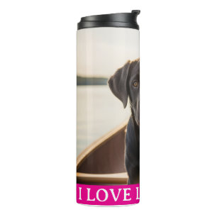 I Love Labradors Thermal Tumbler