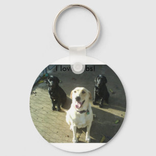 I love labs! keychain