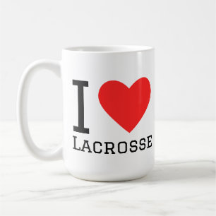 I love lacrosse coffee mug