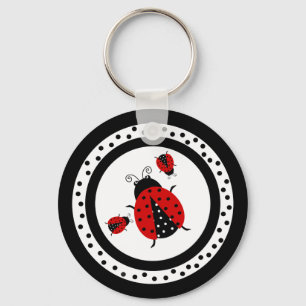 I Love Ladybugs Keychain