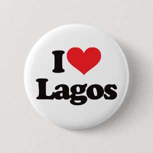 I Love Lagos 2 Inch Round Button