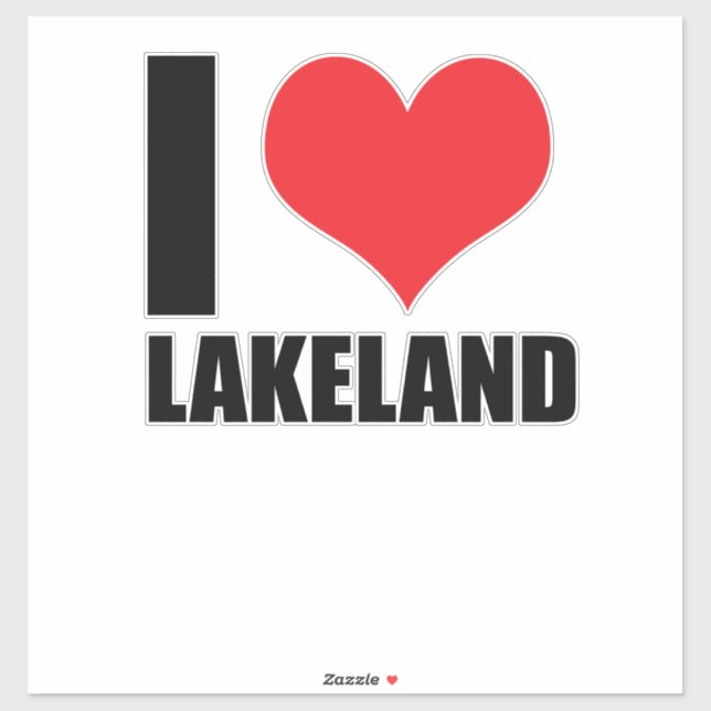 I love Lakeland (Sheet)