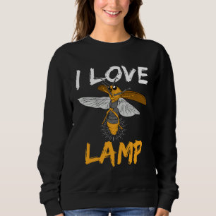 I Love Lamp Insect Firefly Collection Sweatshirt