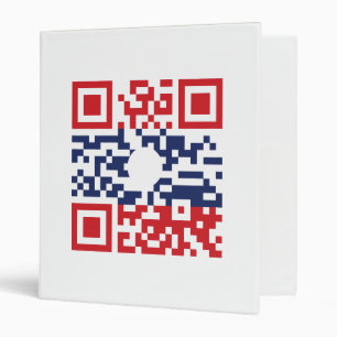I Love Laos (Khoy Huk Lao) Flag QR Code   Lao Geek Binder