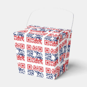 I Love Laos (Khoy Huk Lao) Flag QR Code   Lao Geek Favor Box