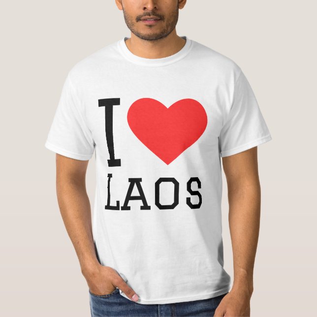 I love Laos  T-Shirt (Front)