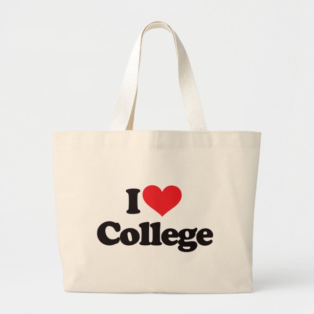 I love large tote bag (Front)
