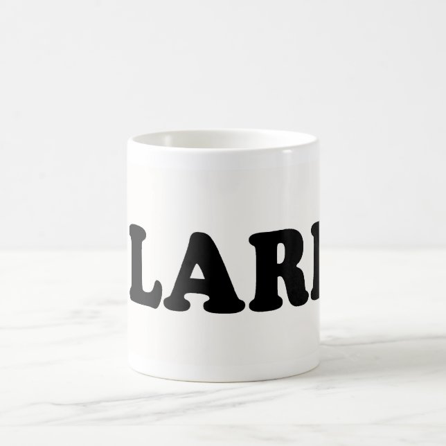 I LOVE LARRY COFFEE MUG (Center)