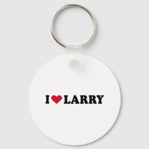 I LOVE LARRY KEYCHAIN