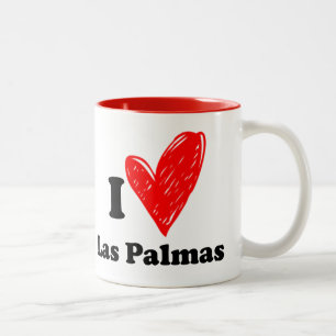 I love Las Palmas Two-Tone Coffee Mug