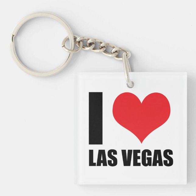 I love Las Vegas Keychain (Front)
