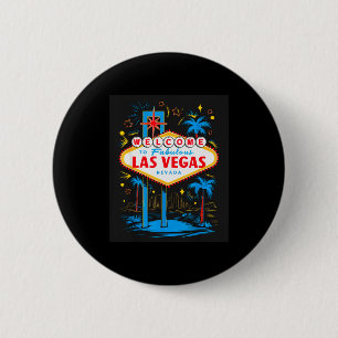 I Love Las Vegas Nevada City Vegas Souvenir Las Ve 2 Inch Round Button