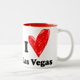 I love Las Vegas Two-Tone Coffee Mug