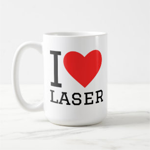 I love laser coffee mug