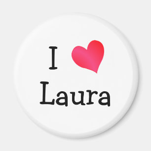 I Love Laura Magnet