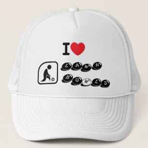 I love Lawn Bowls Trucker Hat