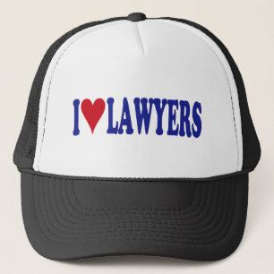 I Love Lawyers Trucker Hat