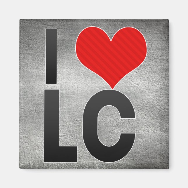 I Love LC Magnet (Front)