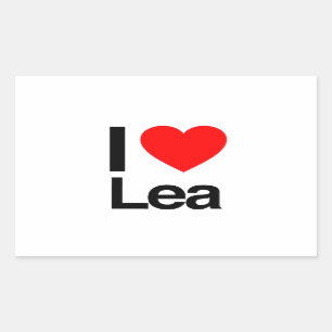 i love lea sticker