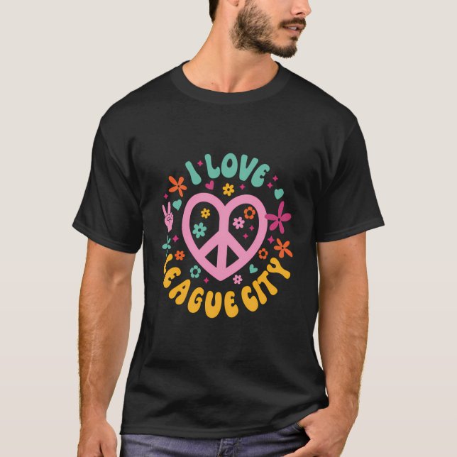 I Love League City T-Shirt (Front)