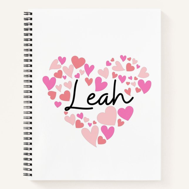 I love Leah Notebook (Front)