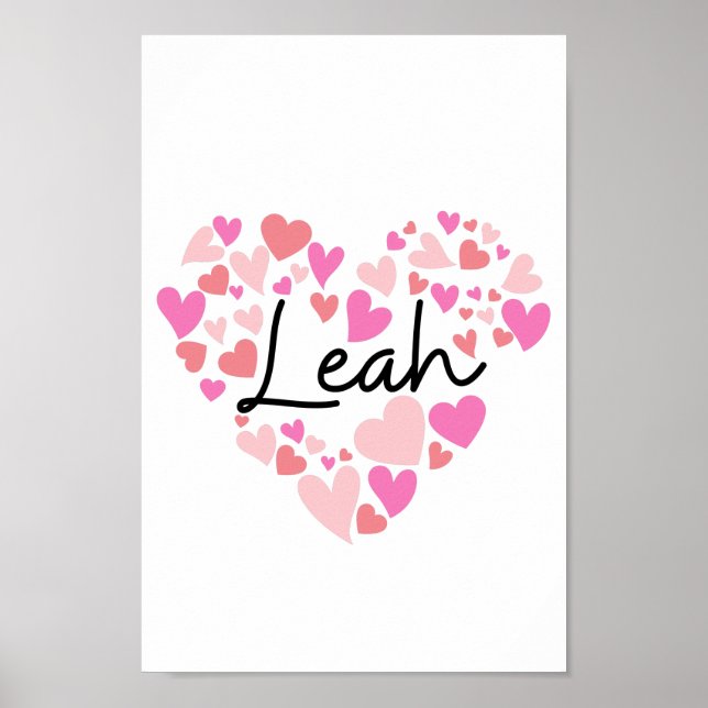 I love Leah Poster (Front)