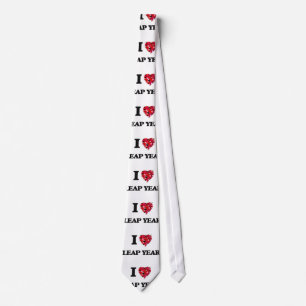 I Love Leap Year Tie