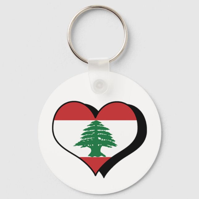 I Love Lebanon Keychain (Front)