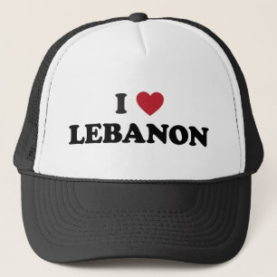 I Love Lebanon Trucker Hat
