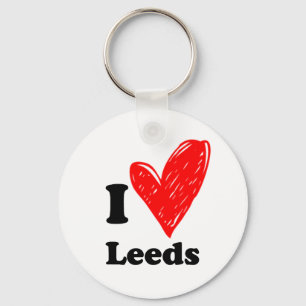 I love Leeds Keychain