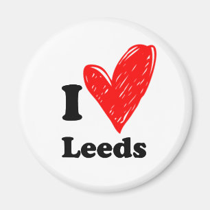 I love Leeds Magnet