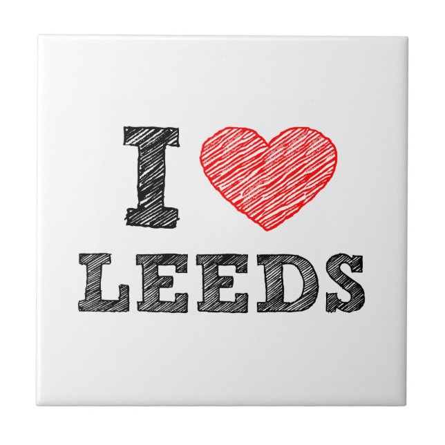 I-love-Leeds Tile (Front)
